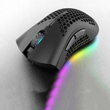 Load image into Gallery viewer, K-Snake BM600 1600 DPI 7-keys Hollow Lightweight Wireless Charging RGB Colorful Gaming Mouse, Wireless BM600 Black, Wireless BM600 White, Wireless BM600 Pink, Wireless BM600 Cyan