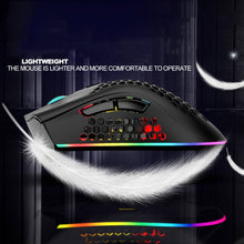 Load image into Gallery viewer, K-Snake BM600 1600 DPI 7-keys Hollow Lightweight Wireless Charging RGB Colorful Gaming Mouse, Wireless BM600 Black, Wireless BM600 White, Wireless BM600 Pink, Wireless BM600 Cyan