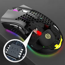 Load image into Gallery viewer, K-Snake BM600 1600 DPI 7-keys Hollow Lightweight Wireless Charging RGB Colorful Gaming Mouse, Wireless BM600 Black, Wireless BM600 White, Wireless BM600 Pink, Wireless BM600 Cyan