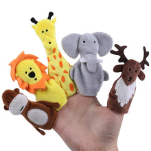 Load image into Gallery viewer, Animal Finger Dolls Plush Toys For Preschool Education