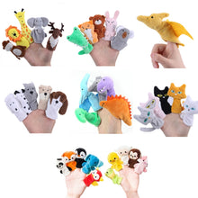 Load image into Gallery viewer, Animal Finger Dolls Plush Toys For Preschool Education