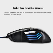 Load image into Gallery viewer, IMICE X7 2400 DPI 7-Key Wired Gaming Mouse with Colorful Breathing Light, Cable Length: 1.8m, Skin Black E-commerce Version, Sunset Yellow E-commerce Version, Skin Black Color Box Version, Sunset Yellow Color Box Version