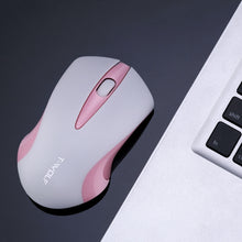 Load image into Gallery viewer, T-WOLF Q2 3-Buttons 1200 DPI 2.4GHz Wireless Mouse, Black, White, Pink