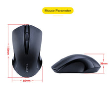 Load image into Gallery viewer, T-WOLF Q2 3-Buttons 1200 DPI 2.4GHz Wireless Mouse, Black, White, Pink