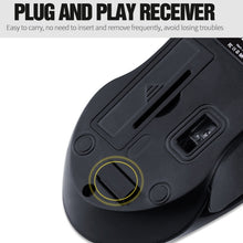 Load image into Gallery viewer, T-WOLF Q2 3-Buttons 1200 DPI 2.4GHz Wireless Mouse, Black, White, Pink