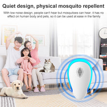 Load image into Gallery viewer, Dual-frequency Ultrasonic Mosquito Repellent Household Insect Repellent for Pregnant Women and Children, US Plug, UK Plug, EU Plug