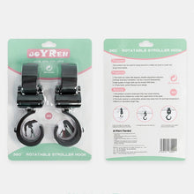 Load image into Gallery viewer, JOYREN 2pcs/Set Baby Stroller Non-Slip And Durable Hook, 2 Sets Stroller Hook