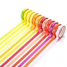 Load image into Gallery viewer, 40 Colors / Set Pure Color Rainbow Tape Handmade DIY Handbook Materials, 40 Colors / Set