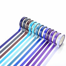 Load image into Gallery viewer, 40 Colors / Set Pure Color Rainbow Tape Handmade DIY Handbook Materials, 40 Colors / Set