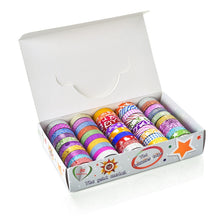 Load image into Gallery viewer, 50 Rolls / Box Glitter Tape Hand Ledger Decoration Sticker, 50 Rolls / Box