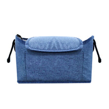 Load image into Gallery viewer, Stroller Storage Hanging Bag Multifunctional Large Capacity Stroller Bag, Linen Gray, Linen Black, Linen Powder, Linen Purple, Linen Green, Linen Blue