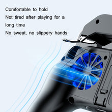 Load image into Gallery viewer, H10 4 in 1 Dual Fan Cooling Gamepad Game  Auxiliary Button Grip with Stand &amp; Power Bank Function, Plug-in