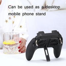 Load image into Gallery viewer, H10 4 in 1 Dual Fan Cooling Gamepad Game  Auxiliary Button Grip with Stand &amp; Power Bank Function, Plug-in