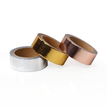 Load image into Gallery viewer, DIY Decorative Hand Account Tape Handmade Decorative Material Tape, Gold, Silver, Rose Gold