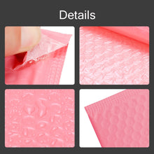 Load image into Gallery viewer, 100 PCS Pink Co-Extrusion Film Bubble Bag Logistics Packaging Thickened Packaging Bag Size：, 13x15cm, 15x20cm, 18x20cm, 11x15cm, 13x18cm, 15x18cm, 18x23cm, 20x25cm, 22x30cm