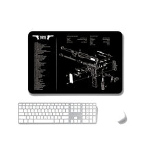 Load image into Gallery viewer, 2 PCS Heat Transfer Non-Slip Single-Sided Office Gaming Mouse Pad, 2mm, 3mm, 4mm, 5mm