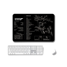 Load image into Gallery viewer, 2 PCS Heat Transfer Non-Slip Single-Sided Office Gaming Mouse Pad, 2mm, 3mm, 4mm, 5mm