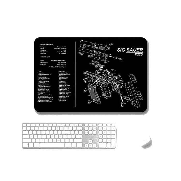 2 PCS Heat Transfer Non-Slip Single-Sided Office Gaming Mouse Pad, 2mm, 3mm, 4mm, 5mm