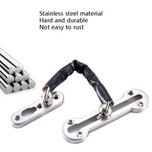 Load image into Gallery viewer, Thickened Anti-Theft Chain Stainless Steel Door Bolts Hotel Room Door Chain Buckle, Specification: Large (Black), Large (Silver), Large (Gold), Large (Red Bronze), Large (Green Bronze), Medium (Stainless Steel Color), Large (Black)