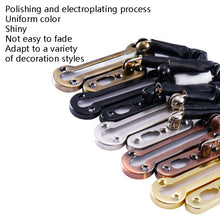 Load image into Gallery viewer, Thickened Anti-Theft Chain Stainless Steel Door Bolts Hotel Room Door Chain Buckle, Specification: Large (Black), Large (Silver), Large (Gold), Large (Red Bronze), Large (Green Bronze), Medium (Stainless Steel Color), Large (Black)