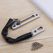 Load image into Gallery viewer, Thickened Anti-Theft Chain Stainless Steel Door Bolts Hotel Room Door Chain Buckle, Specification: Large (Black), Large (Silver), Large (Gold), Large (Red Bronze), Large (Green Bronze), Medium (Stainless Steel Color), Large (Black)