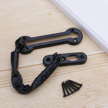 Load image into Gallery viewer, Thickened Anti-Theft Chain Stainless Steel Door Bolts Hotel Room Door Chain Buckle, Specification: Large (Black), Large (Silver), Large (Gold), Large (Red Bronze), Large (Green Bronze), Medium (Stainless Steel Color), Large (Black)