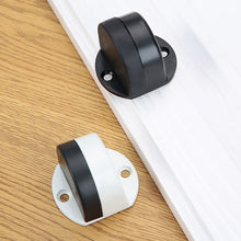Load image into Gallery viewer, Stainless Steel Punch-Free Door Pad Bedroom Bathroom Invisible Anti-Collision Rubber Door Stopper, Black, Green Bronze, Red Bronze, Brushed Steel, Yellow Bronze, Porcelain White, Bright Gold