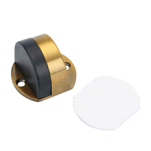 Load image into Gallery viewer, Stainless Steel Punch-Free Door Pad Bedroom Bathroom Invisible Anti-Collision Rubber Door Stopper, Black, Green Bronze, Red Bronze, Brushed Steel, Yellow Bronze, Porcelain White, Bright Gold