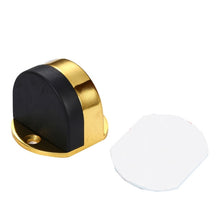 Load image into Gallery viewer, Stainless Steel Punch-Free Door Pad Bedroom Bathroom Invisible Anti-Collision Rubber Door Stopper, Black, Green Bronze, Red Bronze, Brushed Steel, Yellow Bronze, Porcelain White, Bright Gold