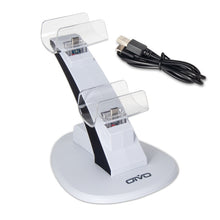 Load image into Gallery viewer, OIVO IV-P5234 Gamepad Aircraft Two-Seater Charger For PS5, White, Black