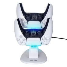 Load image into Gallery viewer, OIVO IV-P5234 Gamepad Aircraft Two-Seater Charger For PS5, White, Black