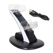 Load image into Gallery viewer, OIVO IV-P5234 Gamepad Aircraft Two-Seater Charger For PS5, White, Black