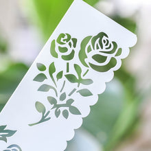 Load image into Gallery viewer, HB-9 Long Series 8 in 1 Drawing Ruler Hand Account Multi-Function Hollow Flower Edge Filling Template, Wave Letters, Cartoon Animals, Flowers, Architecture, Car, Leaves, Weather, Cruise Ship