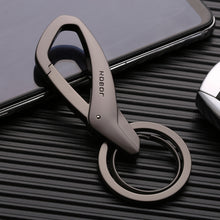 Load image into Gallery viewer, JOBON ZB-197 Car Waist Hanging Keychain Double Ring Metal Keychain, ZB-197