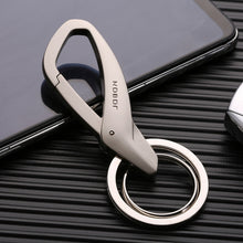 Load image into Gallery viewer, JOBON ZB-197 Car Waist Hanging Keychain Double Ring Metal Keychain, ZB-197