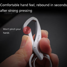 Load image into Gallery viewer, JOBON ZB-197 Car Waist Hanging Keychain Double Ring Metal Keychain, ZB-197