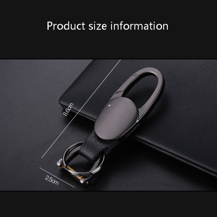 JOBON ZB-167A Horseshoe Car Keychain Men Metal Waist Hanging Keychain, ZB-167A