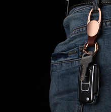 Load image into Gallery viewer, JOBON ZB-167A Horseshoe Car Keychain Men Metal Waist Hanging Keychain, ZB-167A