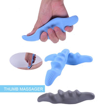 Load image into Gallery viewer, Silicone Thumb Bump Massager Muscle Relaxation Massage Fascia Device, Thumb Pink, Thumb Blue, Thumb Gray, Thumb Green, Resin Pink, Resin Jade, Quadratic Pink, Quadratic Blue, Quadratic Gray, Quadratic Orange