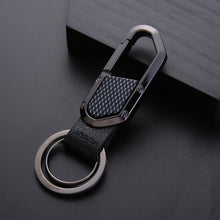 Load image into Gallery viewer, JOBON ZB-106A Business Men Metal Keychain Double Loop Car Pendant Keychain, ZB-106A