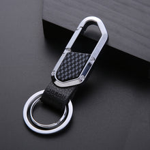 Load image into Gallery viewer, JOBON ZB-106A Business Men Metal Keychain Double Loop Car Pendant Keychain, ZB-106A