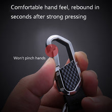 Load image into Gallery viewer, JOBON ZB-106A Business Men Metal Keychain Double Loop Car Pendant Keychain, ZB-106A