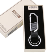 Load image into Gallery viewer, JOBON ZB-106A Business Men Metal Keychain Double Loop Car Pendant Keychain, ZB-106A