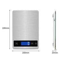 Load image into Gallery viewer, A10-1 Portable USB Kitchen Scale Household Food Baking Tea Quasi-Gram Weight Bench Scale, 5kg / 1g(White), 10kg / 1g(White), 15kg / 1g(White), 5kg / 1g(Rose Gold), 10kg / 1g(Rose Gold), 15kg / 1g(Rose Gold)