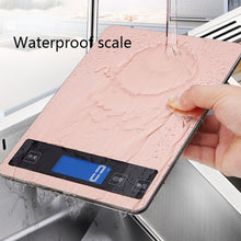 Load image into Gallery viewer, A10-1 Portable USB Kitchen Scale Household Food Baking Tea Quasi-Gram Weight Bench Scale, 5kg / 1g(White), 10kg / 1g(White), 15kg / 1g(White), 5kg / 1g(Rose Gold), 10kg / 1g(Rose Gold), 15kg / 1g(Rose Gold)