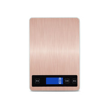Load image into Gallery viewer, A10-1 Portable USB Kitchen Scale Household Food Baking Tea Quasi-Gram Weight Bench Scale, 5kg / 1g(White), 10kg / 1g(White), 15kg / 1g(White), 5kg / 1g(Rose Gold), 10kg / 1g(Rose Gold), 15kg / 1g(Rose Gold)