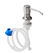 Load image into Gallery viewer, 304 Stainless Steel Sink Soap Dispenser Pump Head Extension Silicone Tube Bathroom Hand Washing Cleaning Soap Dispenser, 9508N-02 Pump Head