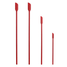 Load image into Gallery viewer, 4 in 1 Silicone Mini-Pointed Scraper Lengthening Cosmetic Bottle Scraper Jam Spatula Set, 4 in 1 Red, 4 in 1 Black, 4 in 1 Colorful, 4 in 1 Purple, 4 in 1 Green