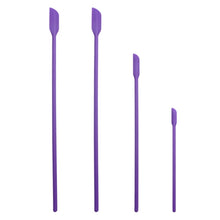 Load image into Gallery viewer, 4 in 1 Silicone Mini-Pointed Scraper Lengthening Cosmetic Bottle Scraper Jam Spatula Set, 4 in 1 Red, 4 in 1 Black, 4 in 1 Colorful, 4 in 1 Purple, 4 in 1 Green