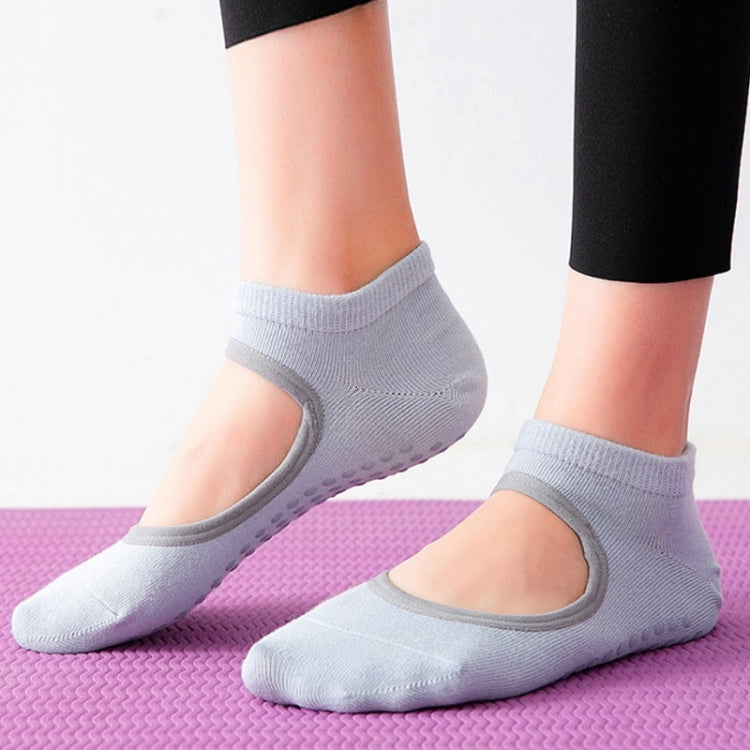 Backless Non-Slip Yoga Dance Socks Gym Indoor Floor Sports Socks
